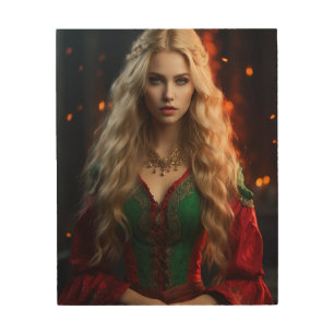 Beautiful princess Wood Wall Art