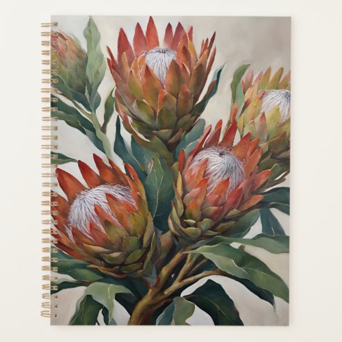 Beautiful Protea Flowers from South Africa Planner