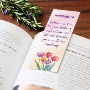 Beautiful Proverbs Bible Verse Bookmarks