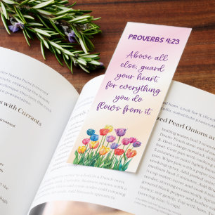 Beautiful Proverbs Bible Verse Bookmarks