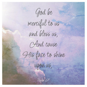  Beautiful Psalm 67 Blessing Upon Us Gallery Wrap