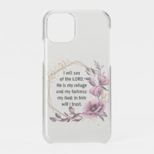Beautiful Psalm 91 Floral iPhone 11 Pro Case