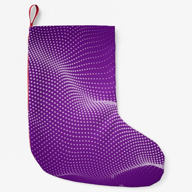Beautiful purple abstract background. Violet neutr Small Christmas Stocking (Front)