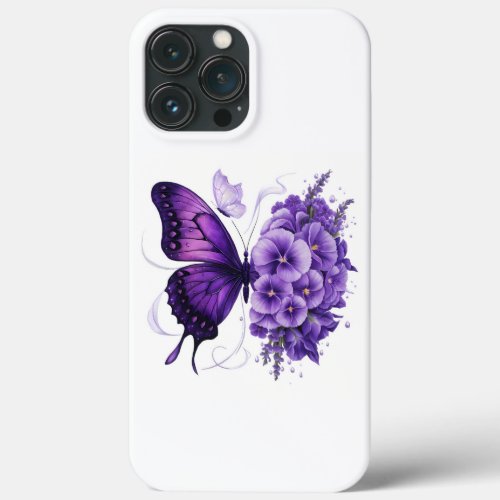 beautiful purple butterfly phone case