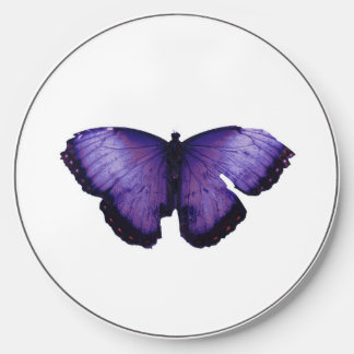 beautiful purple butterfly phone charger