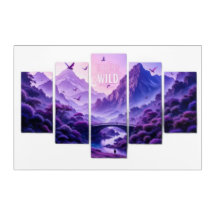 Beautiful purple color nature theme