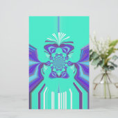 Beautiful Purple Cyan Iridescent Blue vector color (Standing Front)