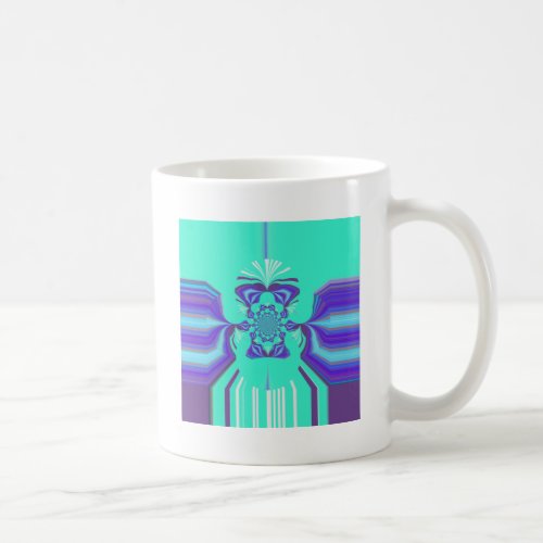 Beautiful Purple Cyan Iridescent Blue vector color Coffee Mug