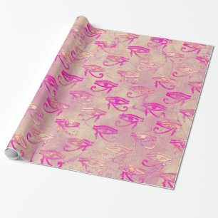 Beautiful Purple Eye of Horus Wrapping Paper