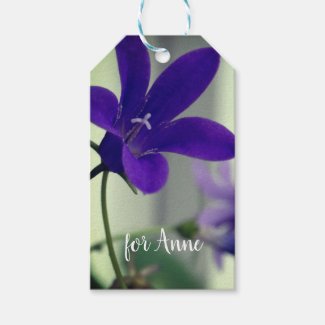 Beautiful Purple Flower Custom Name