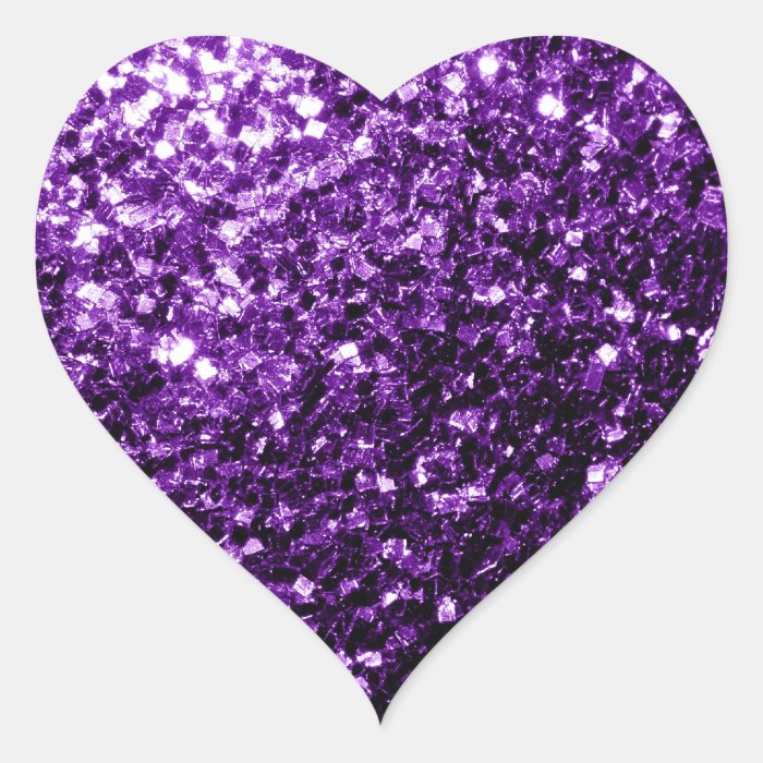 Beautiful Purple glitter sparkles Sticker