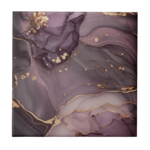 Beautiful purple gold home tiles