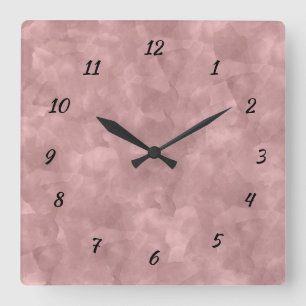 Beautiful Purple Haze Abstract Decorative Square Wall Clock