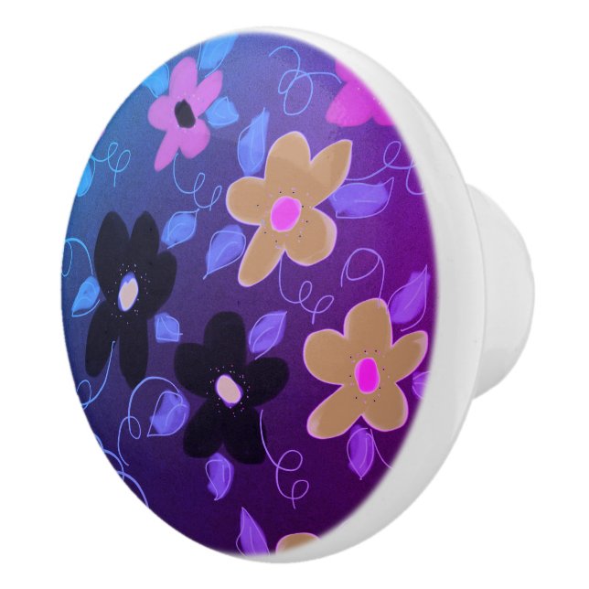 Beautiful Purple Infused Cabinet Pull (Right)