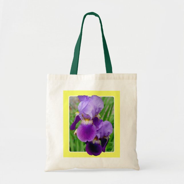 Beautiful Purple Iris Bag 2 (Front)
