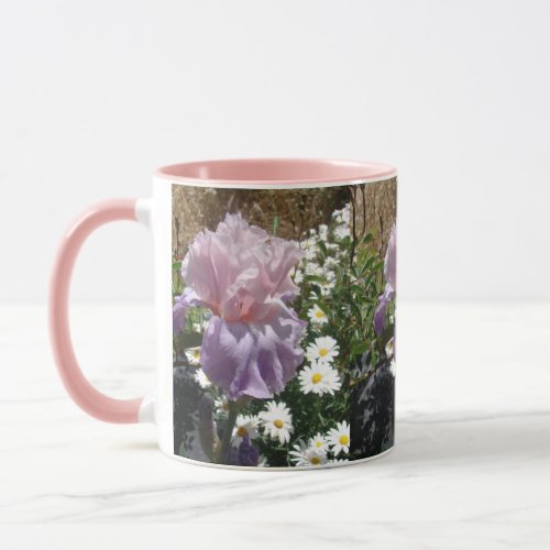 Beautiful Purple Iris Flower floral Photo Mug