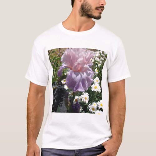 Beautiful Purple Iris Flower floral Photo T_Shirt