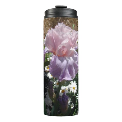 Beautiful Purple Iris Flower floral Photo Thermal Tumbler