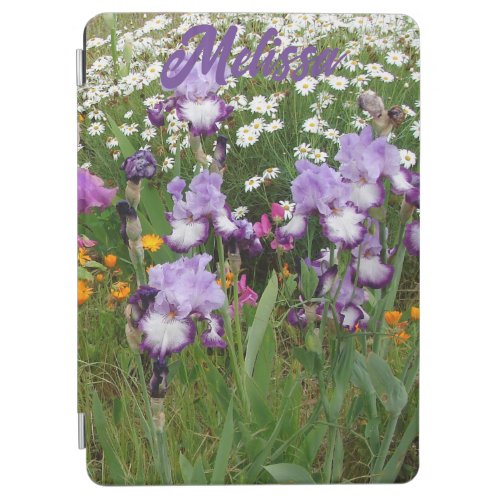 Beautiful Purple Iris Irises flower floral Garden iPad Air Cover