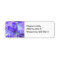 Beautiful Purple Iris Return Address Avery Label