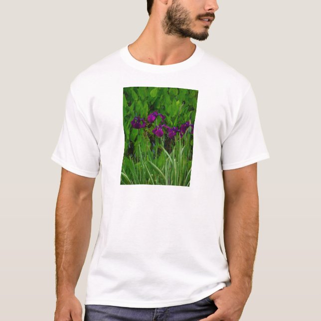 Beautiful Purple Iris T-Shirt (Front)