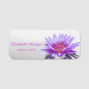 Beautiful Purple Lotus,Lake Name Tag