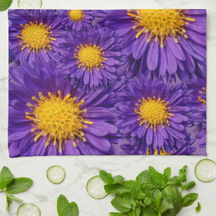 Beautiful Purple Michaelmas Daisies Towel