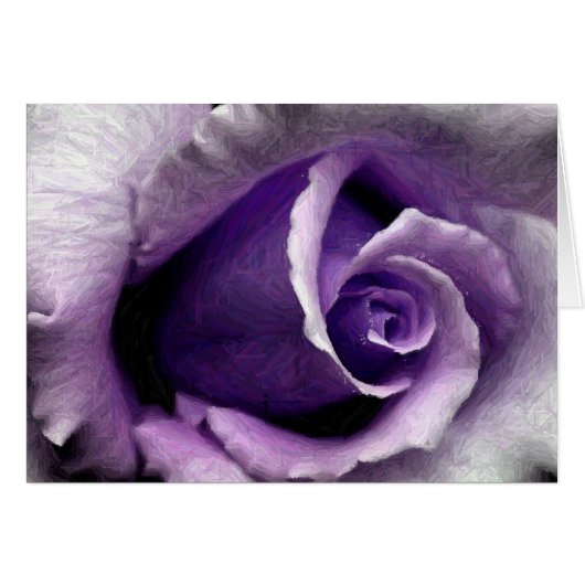 BEAUTIFUL PURPLE ROSE CARDS (Front Horizontal)