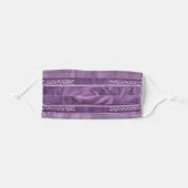 Beautiful Purple Roses Adult Cloth Face Mask (Front, Folded)