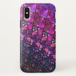 Beautiful Purple Stained Glass Pattern Case