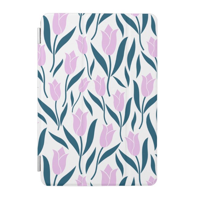 Beautiful Purple Tulips iPad Smart Cover (Front)