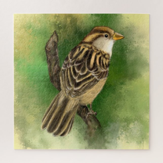 Beautiful Puzzle Little Sparrow (Vertical)