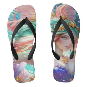 Beautiful queen flip flops