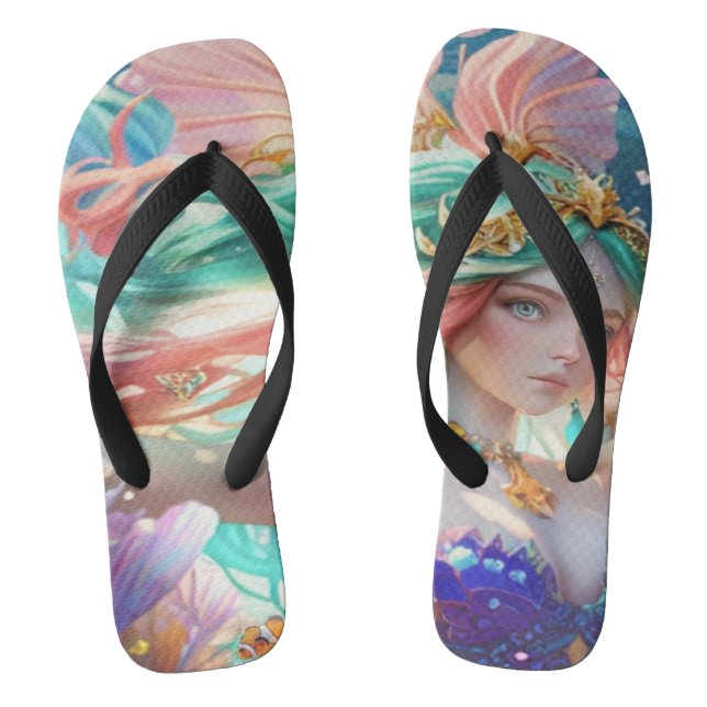 Beautiful queen  flip flops (Footbed)