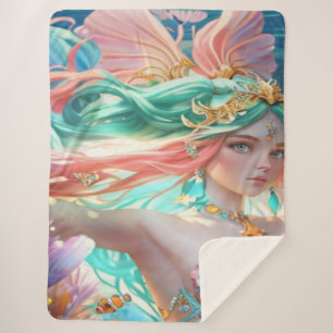 Beautiful queen sherpa blanket