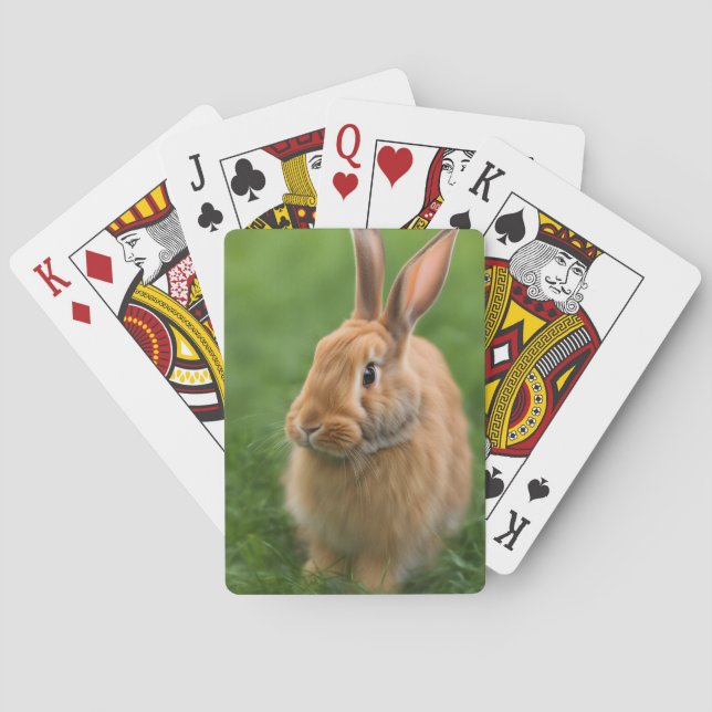 Beautiful Rabbit Poker Cards (Back)