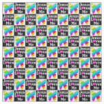 BEAUTIFUL RAINBOW BUTTERFLY JESUS LOVES ME FABRIC