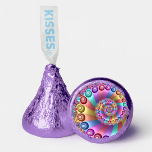 Beautiful Rainbow Colors Abstract Fractal Art Hershey®'s Kisses®