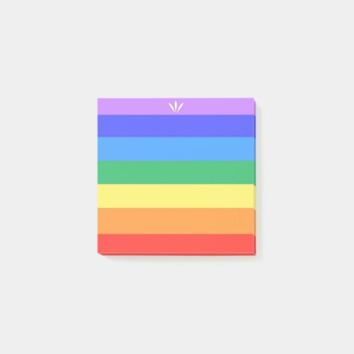 Beautiful Rainbow Colors Post_it Notes