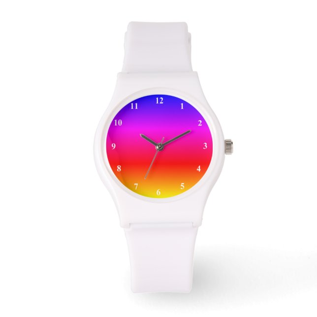 Beautiful Rainbow Colors - Watch (Front)