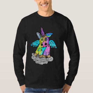 Beautiful Rainbow Crazy Punk Rock Unicorn T-Shirt