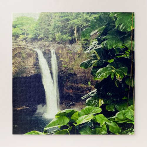 Beautiful Rainbow Falls Puzze Jigsaw Puzzle