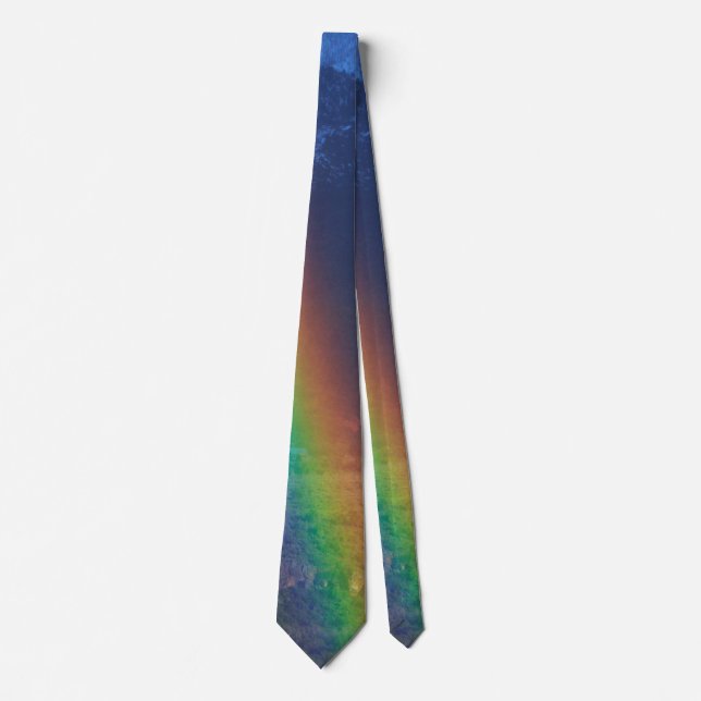 Beautiful Rainbow Photo Neck Tie (Front)