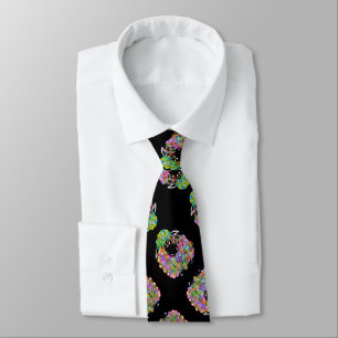 Beautiful Rainbow Sheep Of The Family Neck Tie