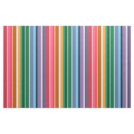 Beautiful Rainbow Stripes Fabric