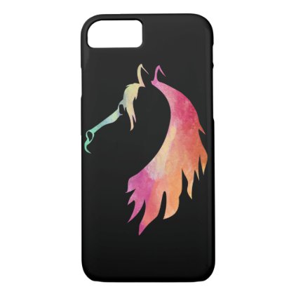 Beautiful Rainbow Watercolor Horse Phone Case