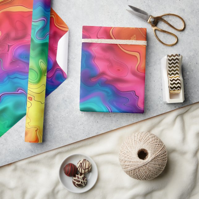 Beautiful Rainbow Wrapping Paper (Crafts)