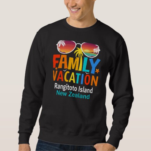 Beautiful Rangitoto Island Matching Outfits Family Sweatshirt