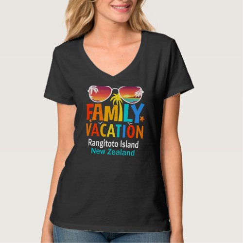 Beautiful Rangitoto Island Matching Outfits Family T_Shirt