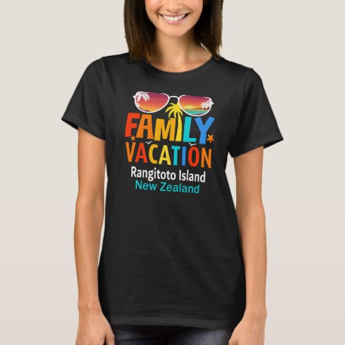 Beautiful Rangitoto Island Matching Outfits Family T_Shirt